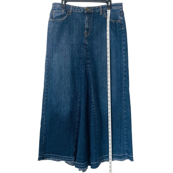 A.N.A Stretch Denim Mermaid Maxi Skirt 14T - Picture 5 of 8